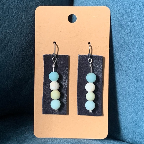 Hand Crafted Jewelry - • [Handmade] Amazonite Earrings •